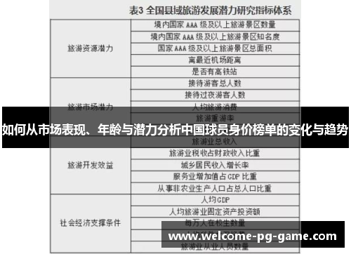 如何从市场表现、年龄与潜力分析中国球员身价榜单的变化与趋势 如何从市场表现、年龄与潜力分析中国球员身价榜单的变化与趋势