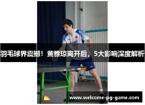 羽毛球界震撼!黄雅琼离开后,5大影响深度解析 羽毛球界震撼!黄雅琼离开后,5大影响深度解析